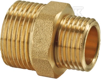 Nypel Twist redukcyjny 1/2''-3 / 8'' mosiądz