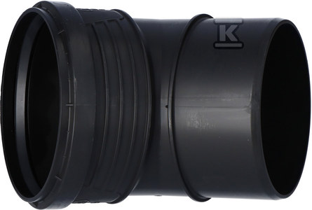 Kolano 160/45°, SITECH+ czarny