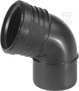 Kolano 110/67.5°, SITECH+ czarny