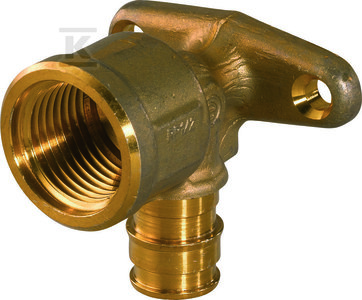 Uponor Smart Aqua kolano naścienne QE PL 20-Rp1/2"FT l=43mm