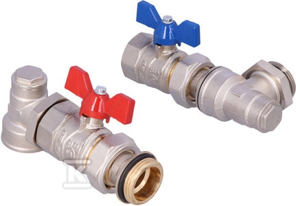 Zestaw przyłączeniowy kątowy SET-K - G1" x G1"