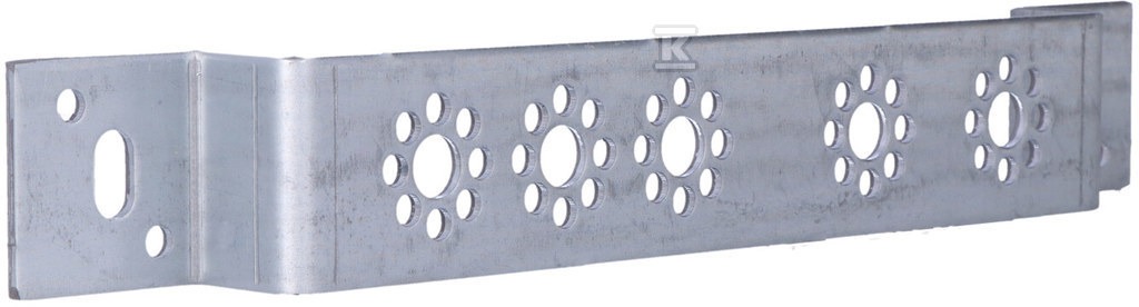 Płytka montażowa odsadzona metalowa podwójna - L = 50, 80, 150 mm