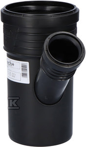 Czwórnik prosty 110x50x50/45°, SITECH+ czarny
